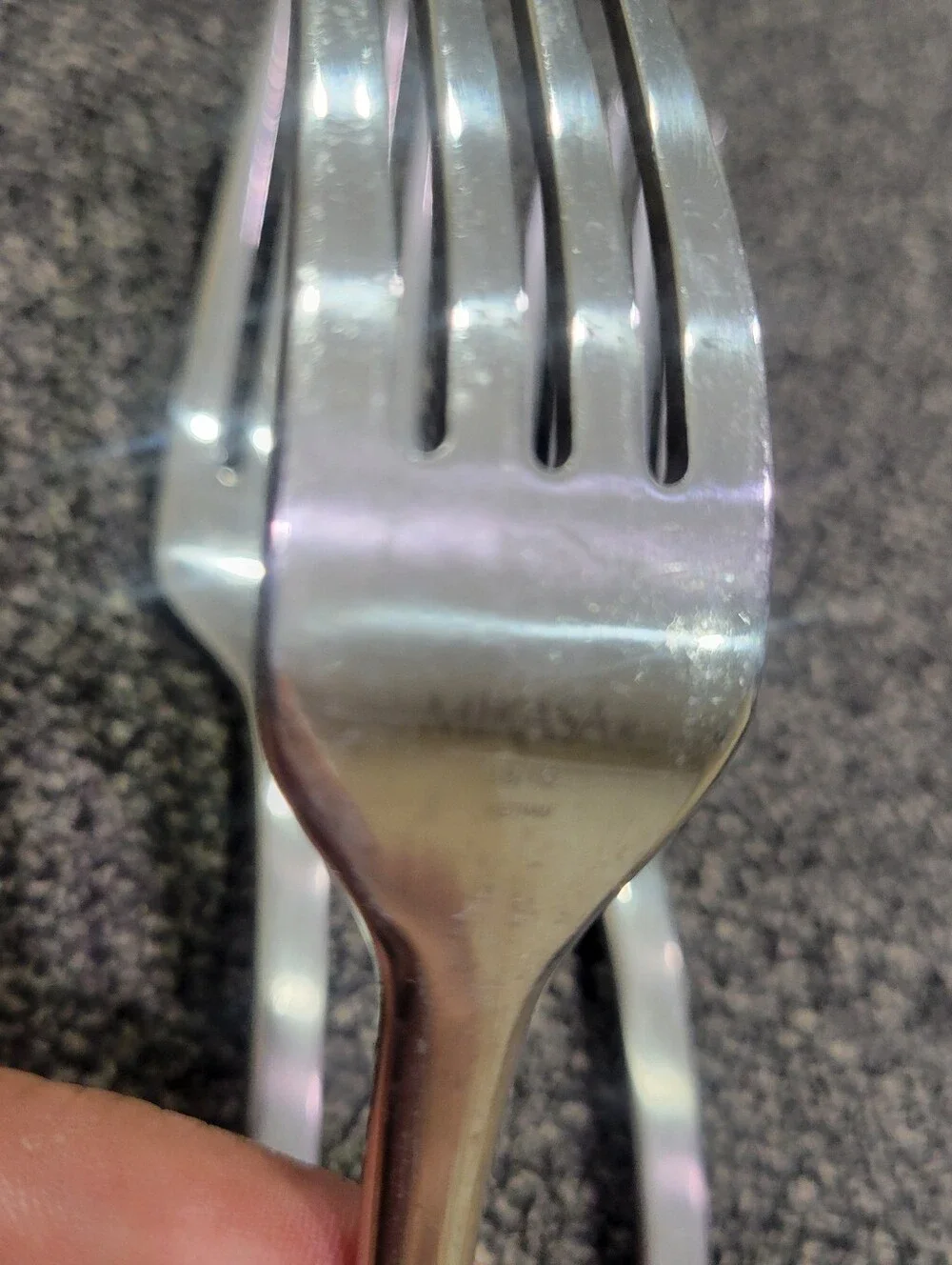 Mikasa COSMO SATIN 3 Dinner Forks 18/10 Stainless Steel Flatware